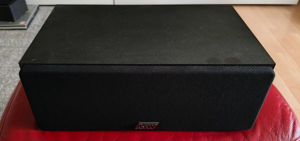 ASW Surround Set: Center en Rear Speakers, Gebruikt, 60 tot 120 watt, Surroundset zonder subwoofer, Ophalen