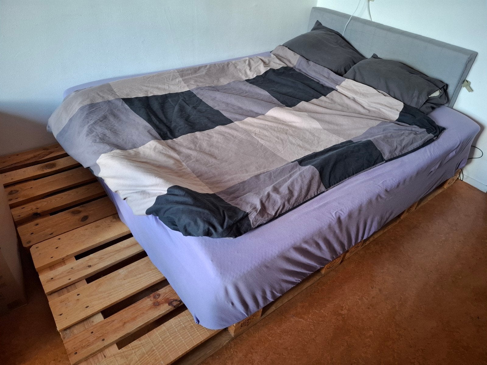 Mattress + Washable Topper, Ophalen, Zo goed als nieuw, Tweepersoons