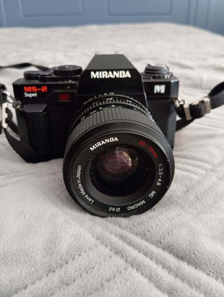 Camera analoog  Miranda, Audio, Tv en Foto, Fotocamera's Analoog, Ophalen of Verzenden, Zo goed als nieuw, Spiegelreflex, Overige Merken
