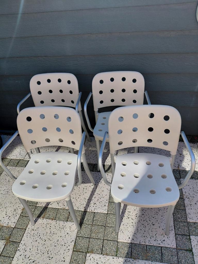 4x Antonio Citterio Halifax Minni stoelen, Huis en Inrichting, Stoelen, Ophalen, Gebruikt, Kunststof, Vier