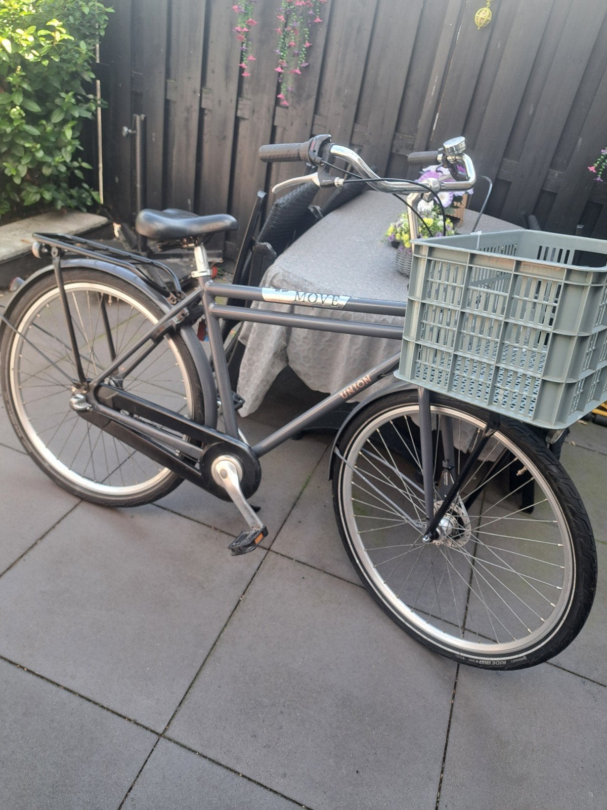Union Herenfiets 28 inch framemaat 53, 51 tot 55 cm, Ophalen, Gebruikt, Staal