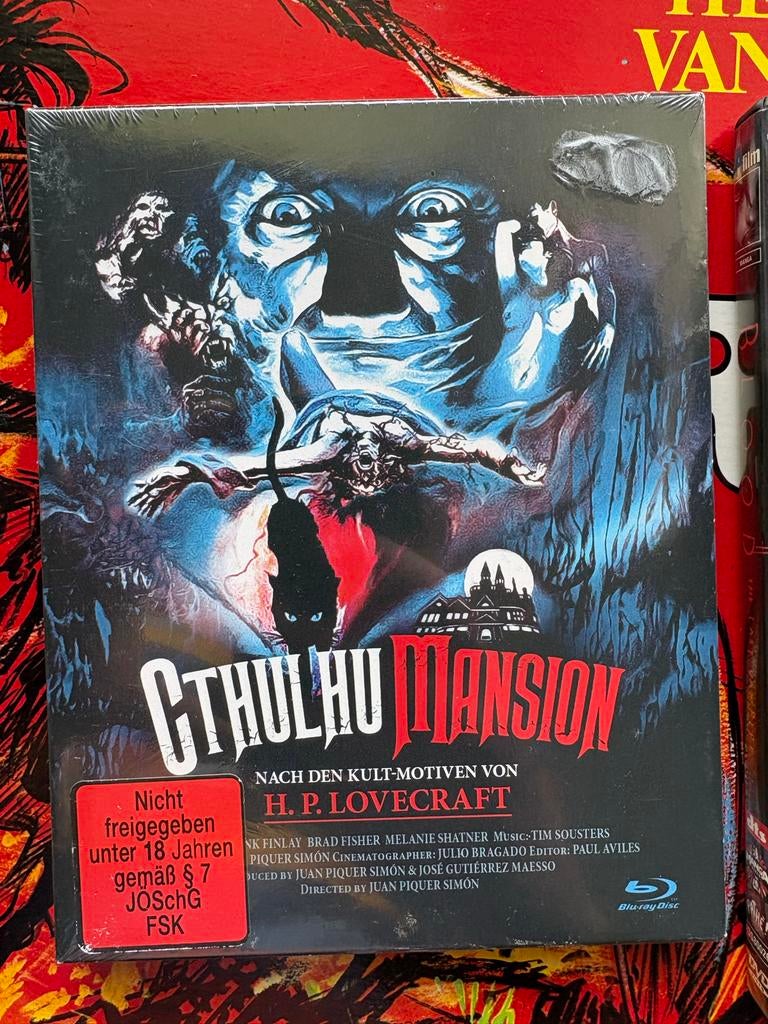Cthulhu Mansion blu-ray horrorfilm limited edition, Ophalen, Nieuw in verpakking, Horror