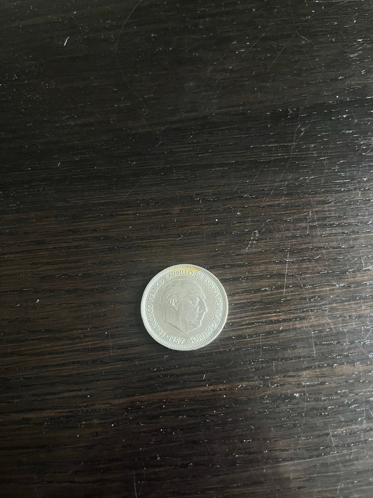 Spain 25 pesetas 1957 mooie staat, Ophalen of Verzenden, Overige landen, Losse munt