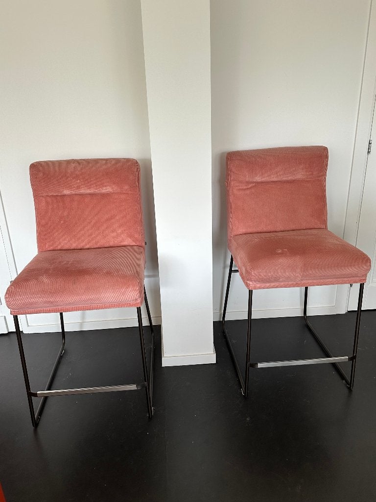 2 KFF barkrukken van Duitse design, Ophalen, Met voetsteun, Zo goed als nieuw, 90 cm of meer
