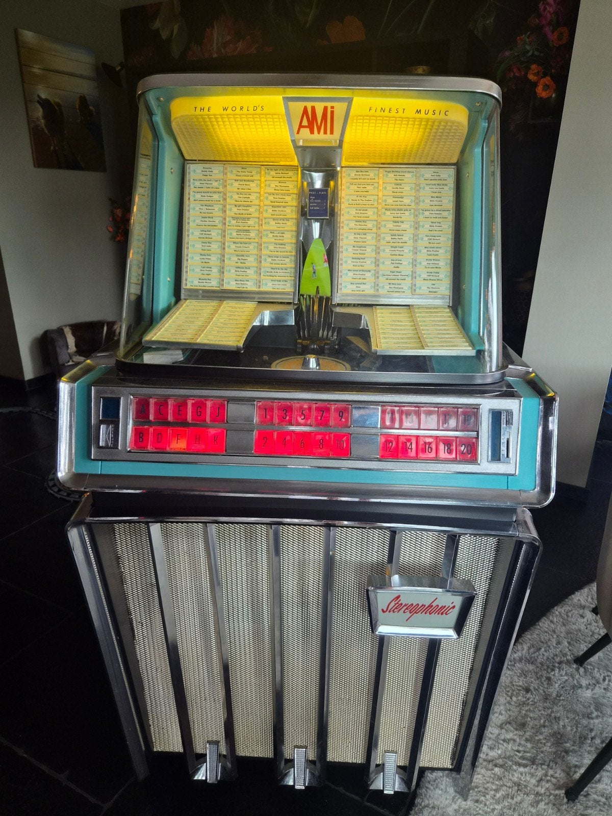 te koop jukebox Ami J 200 bouwjaar 1959, Verzamelen, Ophalen, Gebruikt, 1950 tot 1960, Ami
