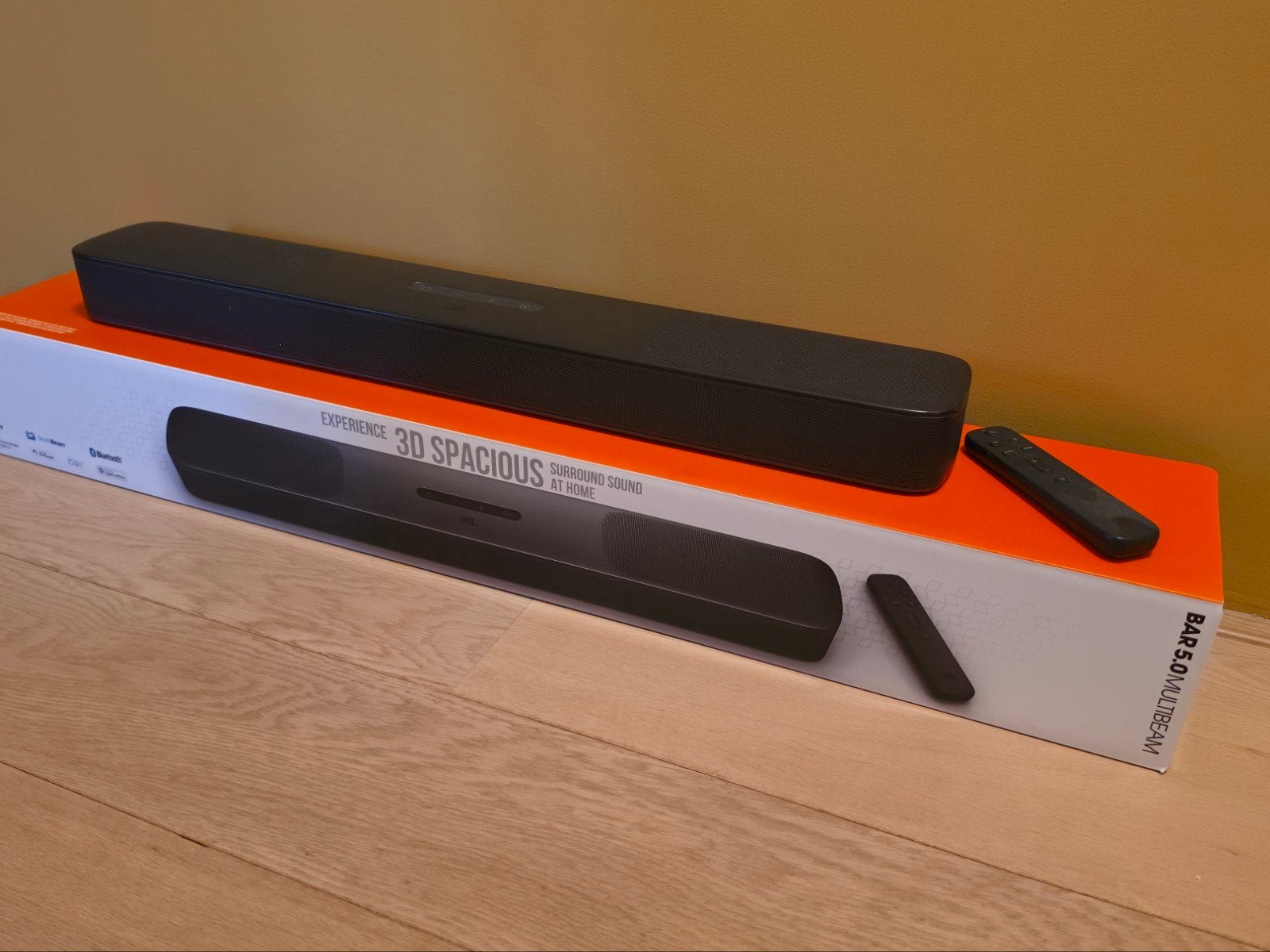 JBL Bar 5.0 MultiBeam soundbar, Ophalen of Verzenden, Bluetooth, Gebruikt