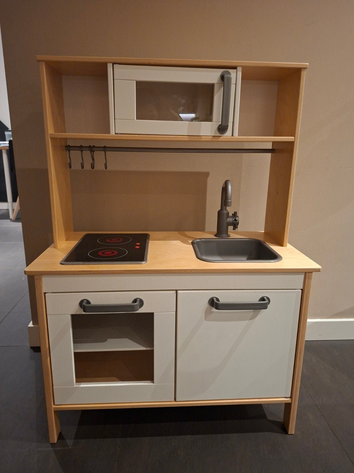 Houten Speelkeuken met uitgebreide accessoires, Ophalen of Verzenden, Zo goed als nieuw, Hout, Speelkeuken