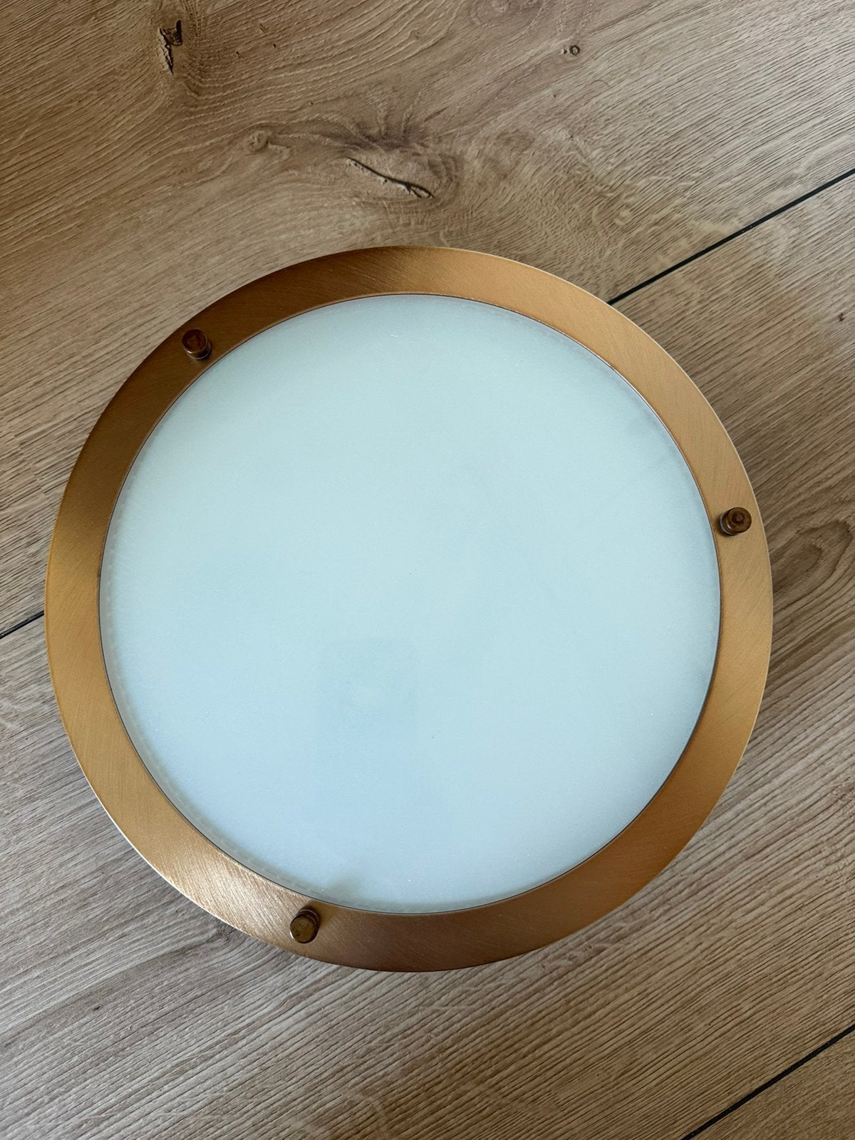 Lamp plafonniere, Ophalen of Verzenden, Zo goed als nieuw, Plafondlamp, 28 cm
