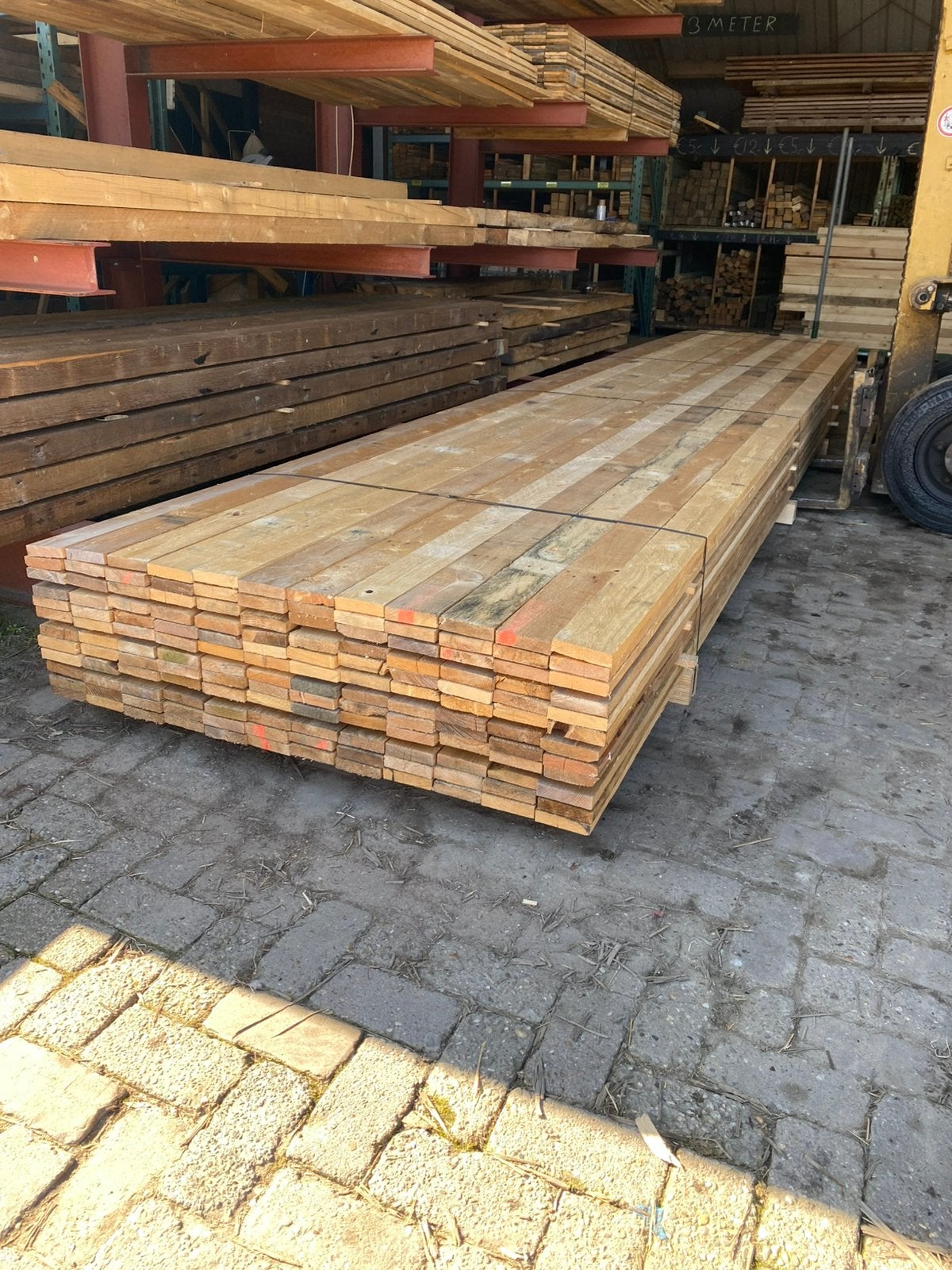 Gebruikte planken, Doe-het-zelf en Verbouw, Hout en Planken, Ophalen, Minder dan 25 mm, Zo goed als nieuw, Plank