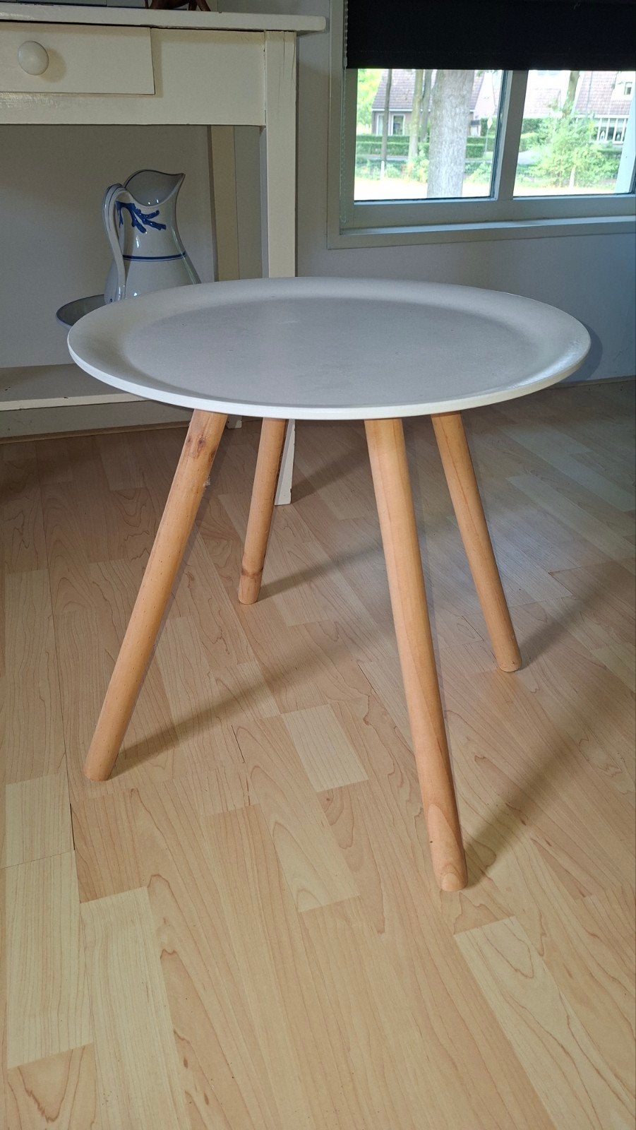bijzettafeltje, Minder dan 55 cm, Gebruikt, Rond, Ophalen