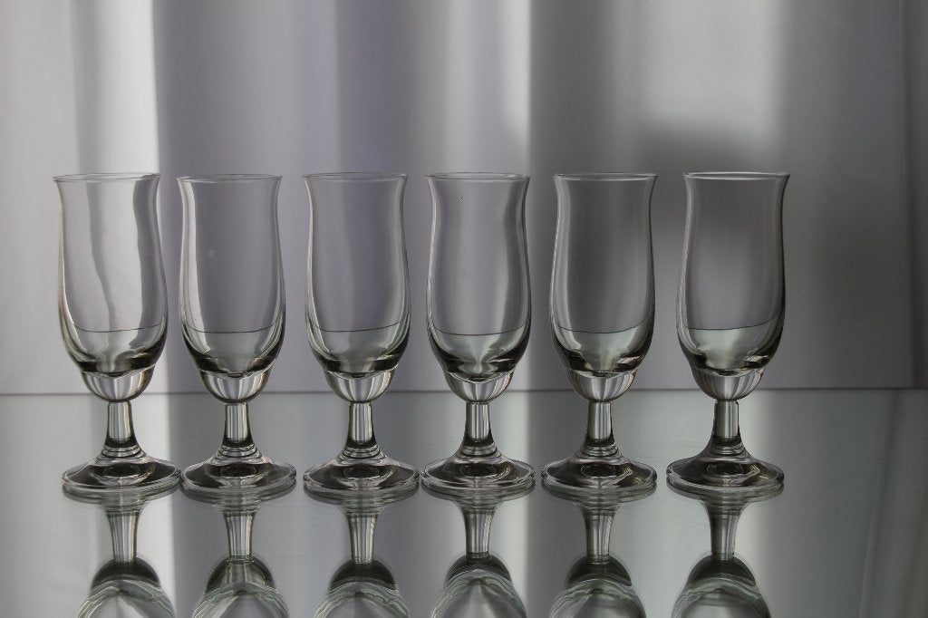 Set Leerdam Ambassador flutes van 13,2 cm, Antiek en Kunst, Ophalen of Verzenden