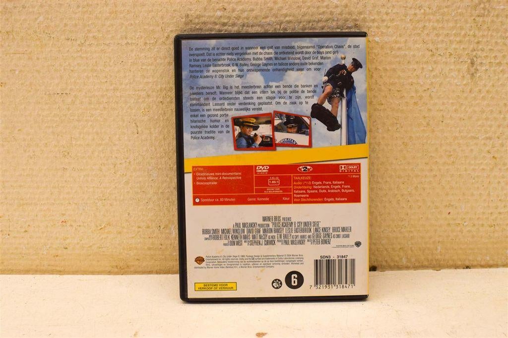 1 dvd Police Academy 6 City Under siege 48992, Ophalen of Verzenden, Gebruikt