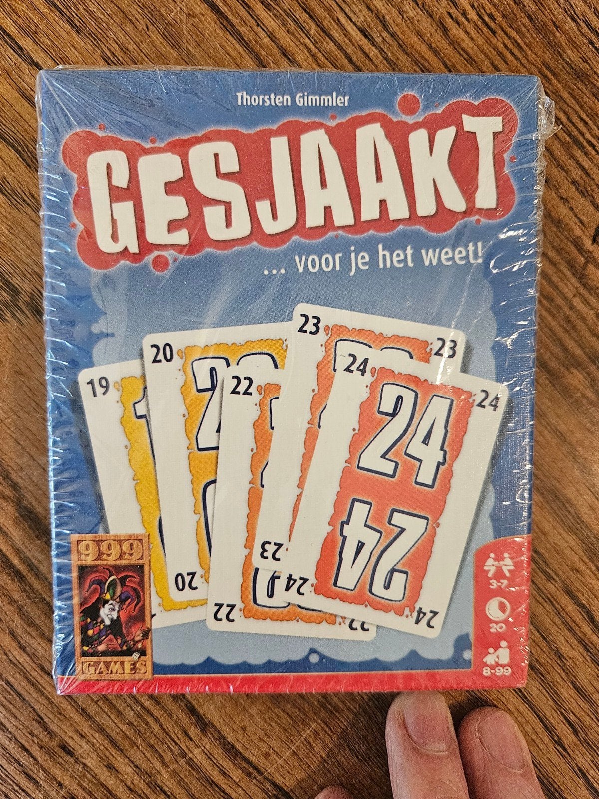 Gesjaakt! Kaartspel - Nieuw in verpakking, Vijf spelers of meer, Ophalen of Verzenden, Nieuw, 999 Games