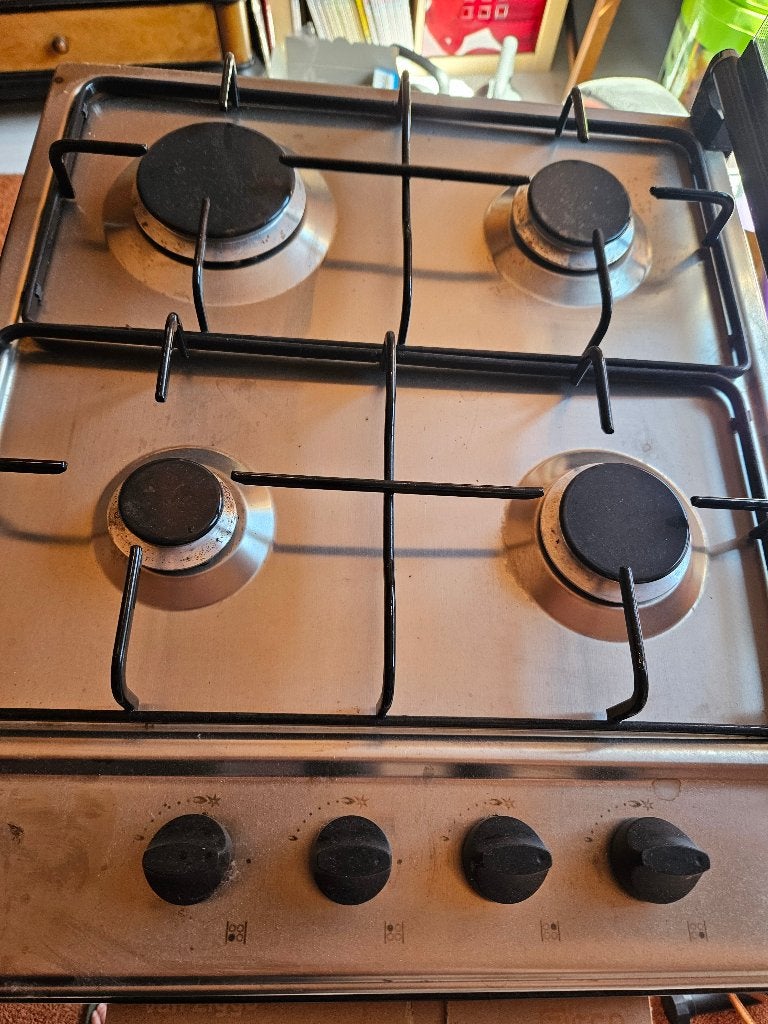Gaskookplaat etna, Witgoed en Apparatuur, Kookplaten, Ophalen, Gebruikt, 4 kookzones, Gas