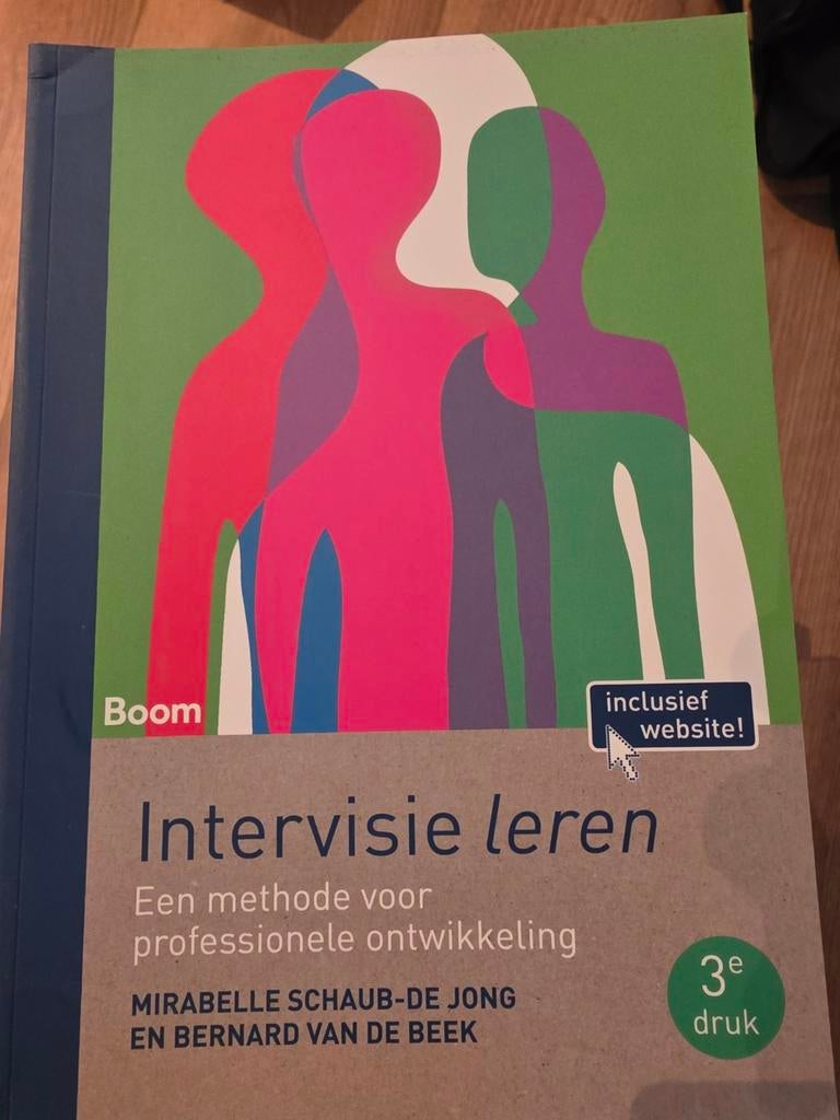 Intervisie leren: Methode voor professionele ontwikkeling, Mirabelle Schaub-de Jong en Bernard van de Beek, Zo goed als nieuw