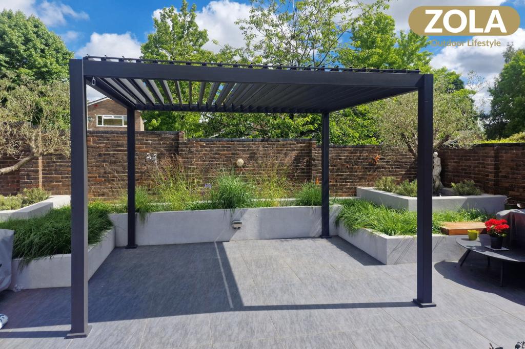 UITVERKOOP! Suns Rota 360x360 lamellen overkapping, Tuin en Terras, Overkappingen, Ophalen of Verzenden, Nieuw, Veranda