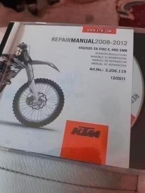 KTM Reparatiehandleiding 2008-2012, Motoren, Handleidingen en Instructieboekjes, Ophalen of Verzenden