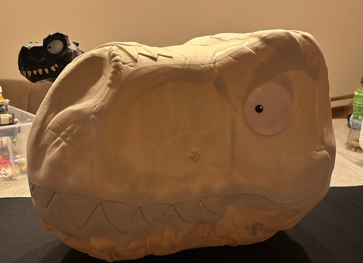 Groot dinohoofd decoratie, Kinderen en Baby's, Speelgoed | Actiefiguren, Ophalen, Zo goed als nieuw