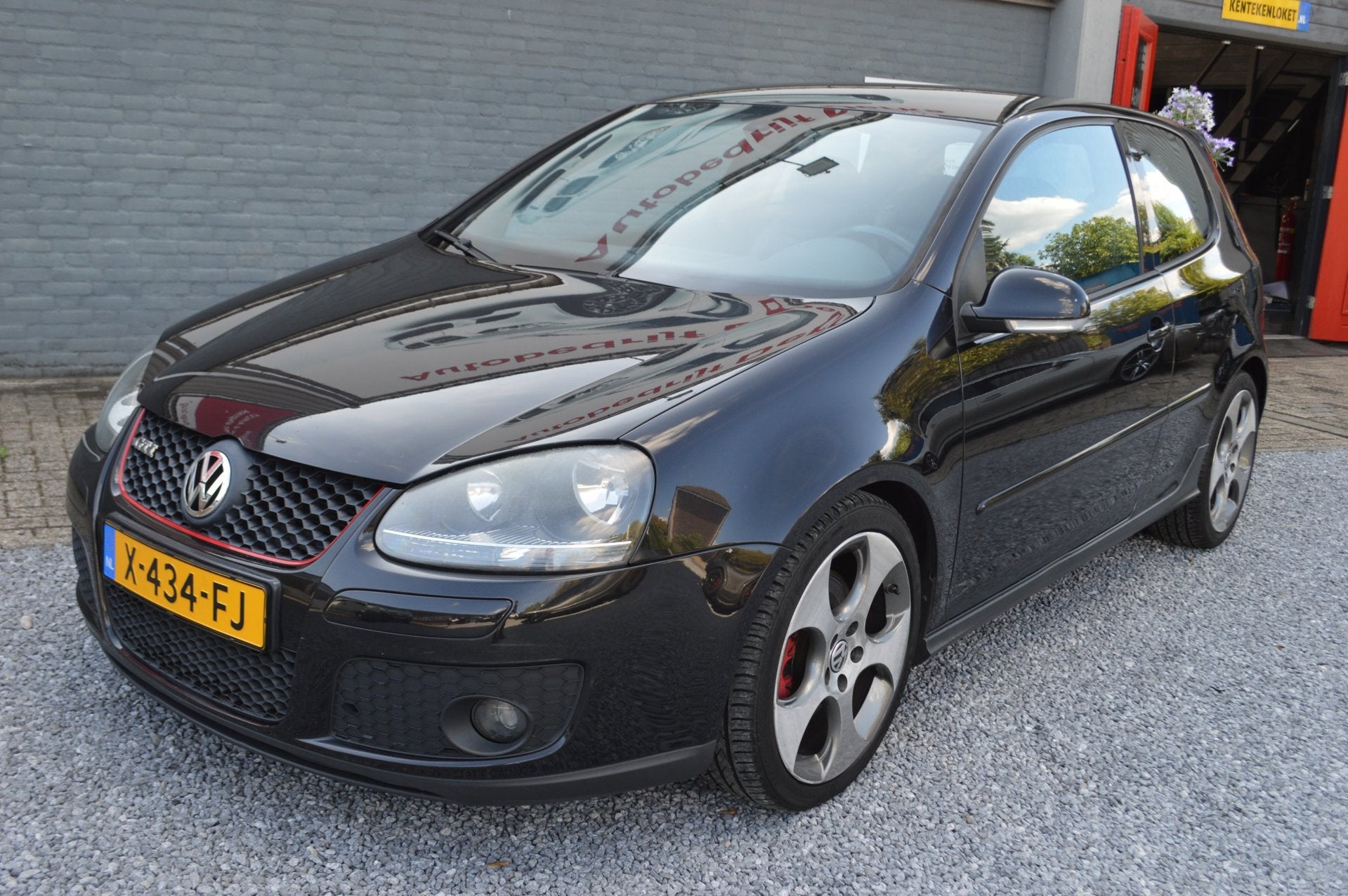Volkswagen Golf 2.0 TFSI GTI Airco | Leer | Navi | Xenon | N, Auto's, Gebruikt, 4 cilinders, Zwart, Leder