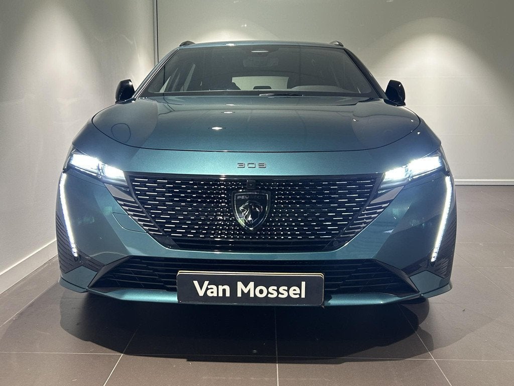 Peugeot e-308 SW GT Avantage EV 54 kWh | STOEL EN STUUR VERW, Auto's, Peugeot, 12 maanden, Gebruikt, 156 pk, Blauw