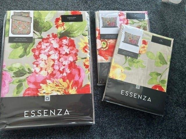 Essenza 200/200 Dekbedovertrek 100% Satijn Katoen, Info@essenzahome.nl, Meerkleurig, Essenza, Dekbedovertrek