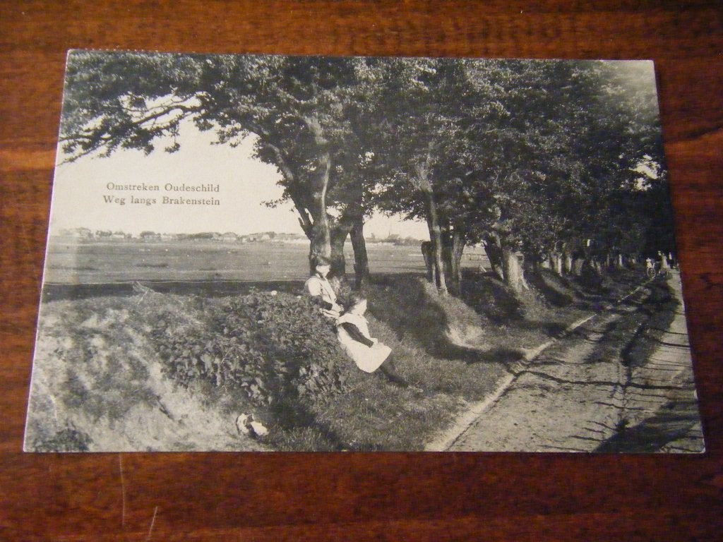 T40 - Texel - Omgeving Oudeschild - Mooi/ZEER oud, Ophalen of Verzenden, Voor 1920, Waddeneilanden