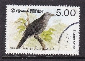 3080 – Sri Lanke michel 790 III gestempeld , Maskerspreeuw, Verzenden, Gestempeld, Oost-Azië