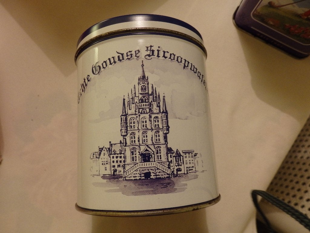 Echte Goudse Stroopwafels trommeltje, Verzamelen, Ophalen of Verzenden, Overige