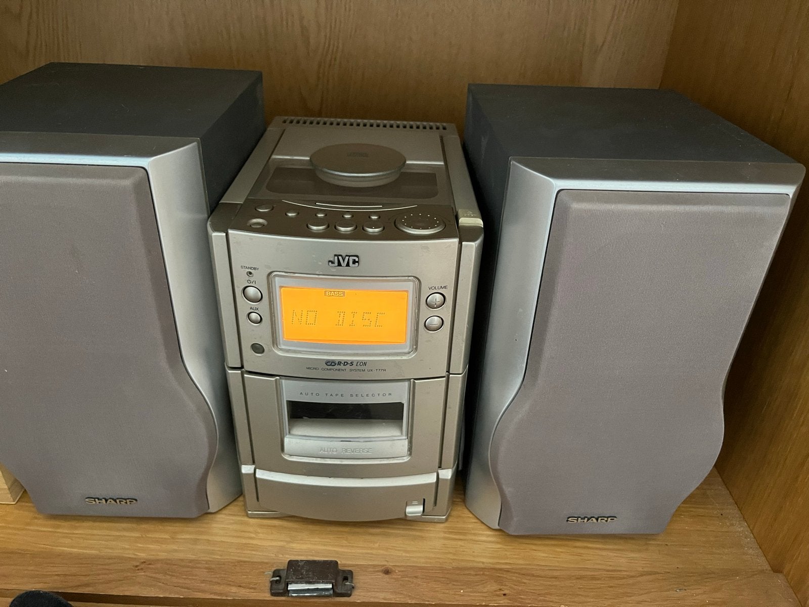 JVC stereo microset met CD-speler, Ophalen, Gebruikt, Microset, Cassettedeck