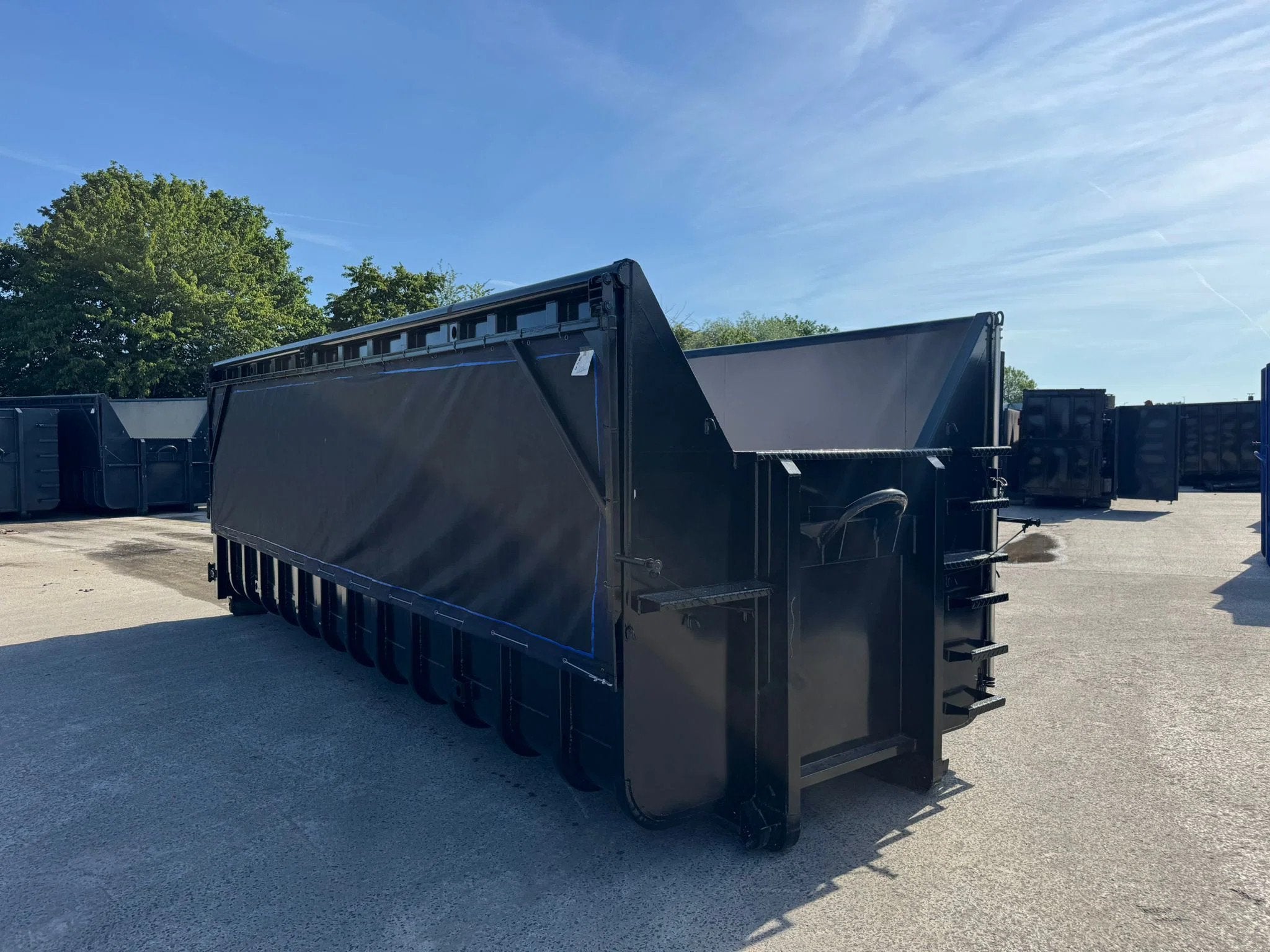 Sidalco kraancontainer 32m3 met klapnetten (bj 2024)