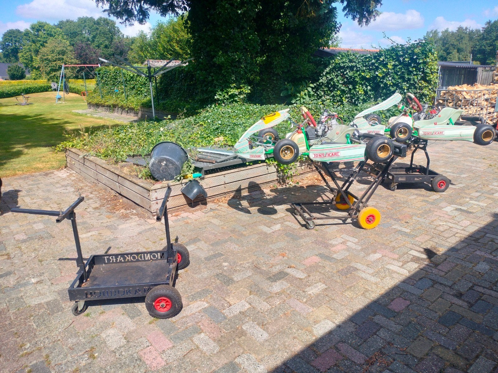 2x Tony kart senior en minimax, Ophalen, Gebruikt, Kart