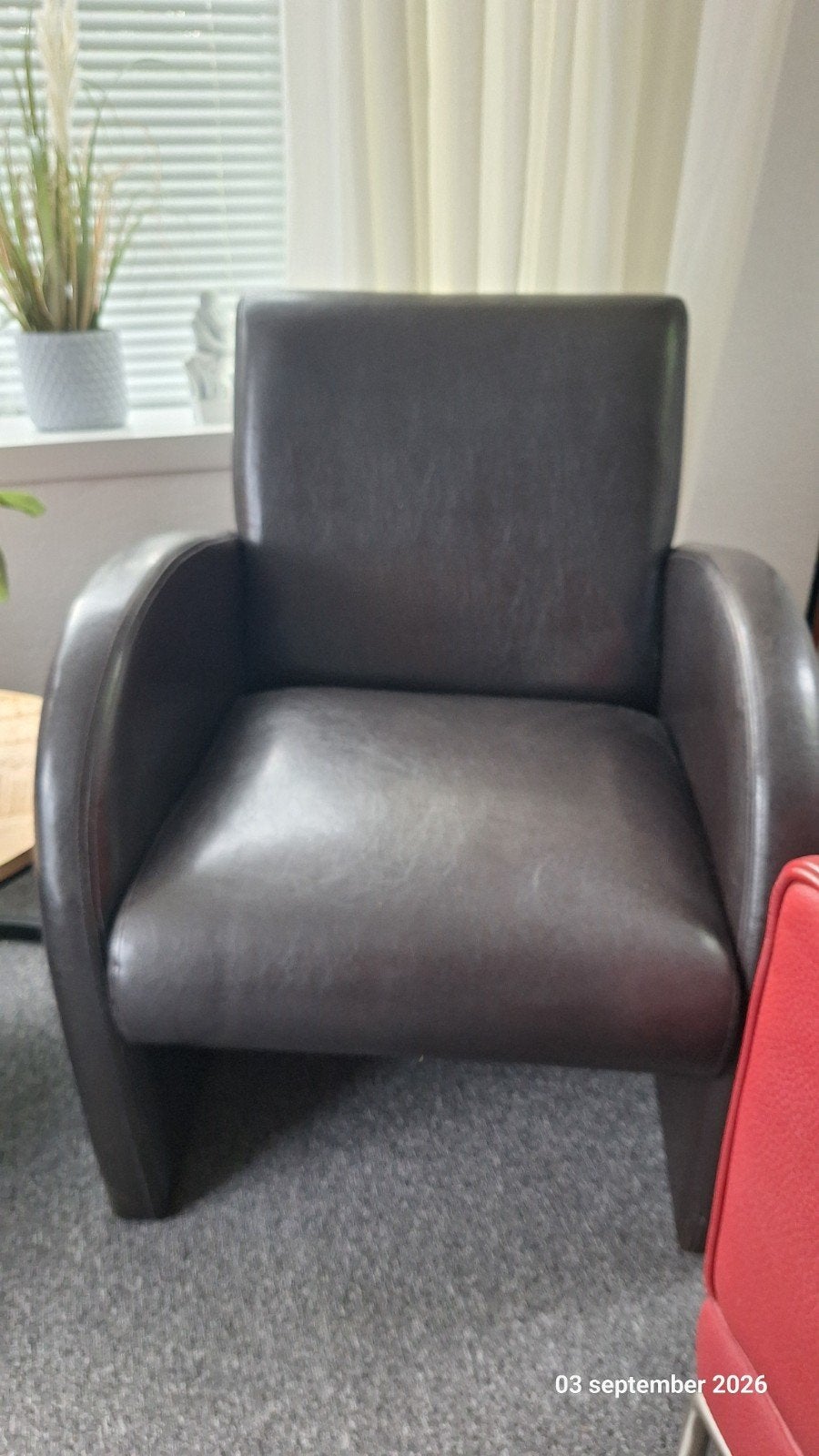 twee zwarte fauteuils. Gratis., Ophalen, 75 tot 100 cm, Minder dan 150 cm