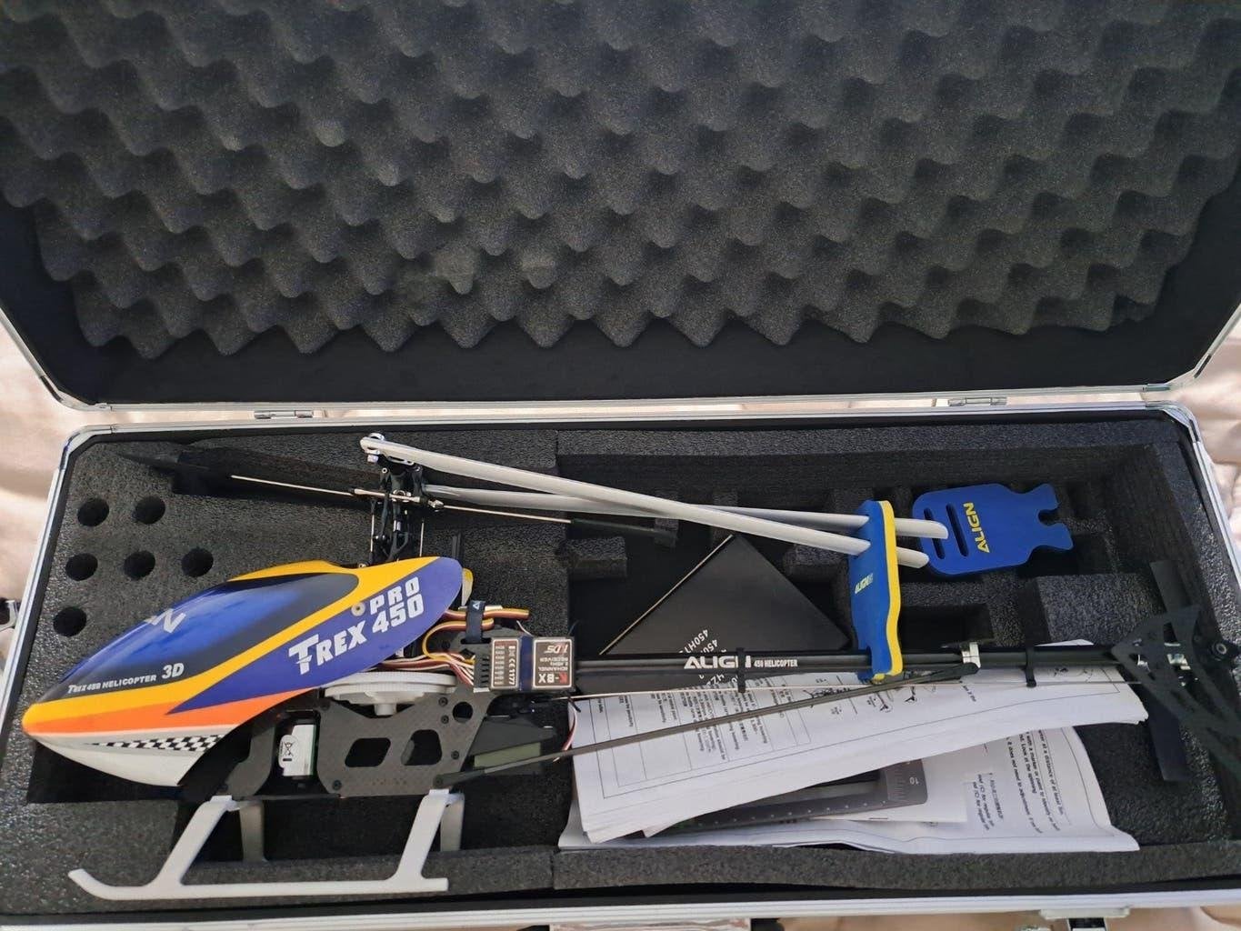 Align Trex 450 Pro + KDS ontvanger, Ophalen of Verzenden, Zo goed als nieuw, Elektro, Helikopter