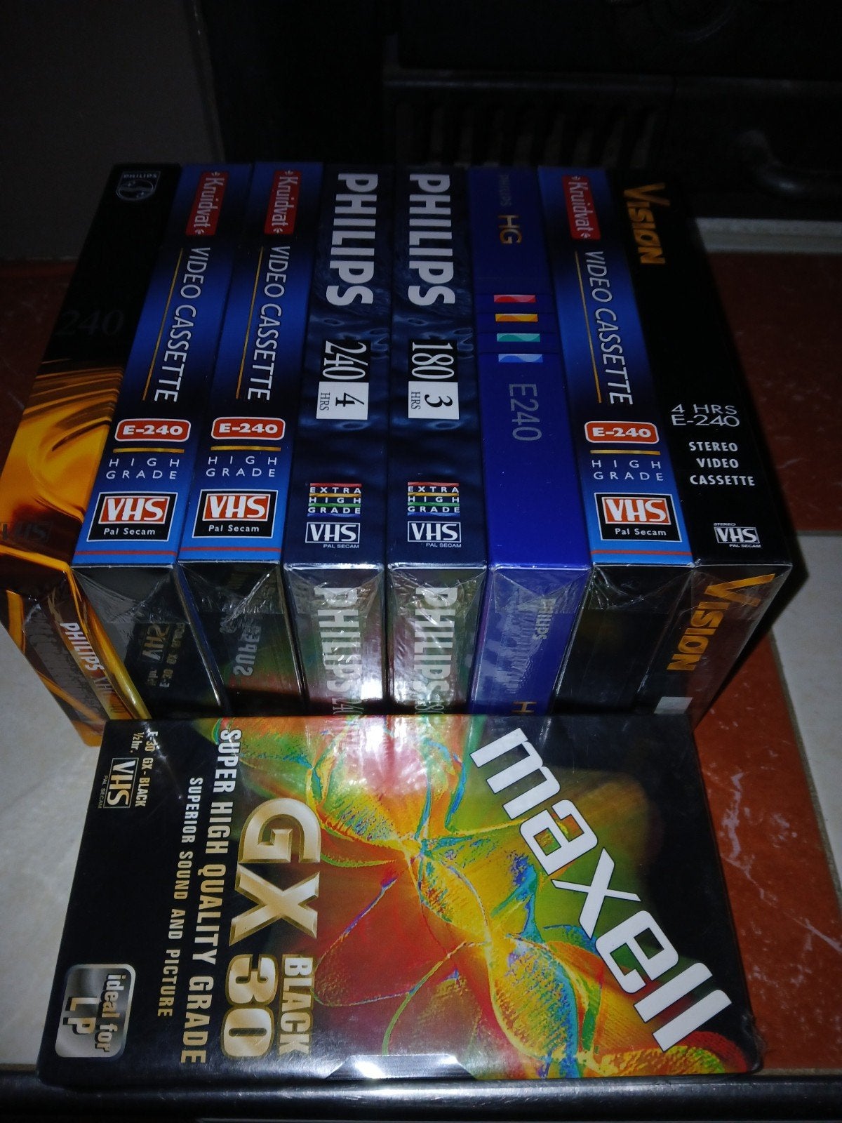 Diverse VHS Videobanden: Philips, Kruidvat, Maxell, Vision, Alle leeftijden, Overige genres, Ophalen of Verzenden, Nieuw in verpakking