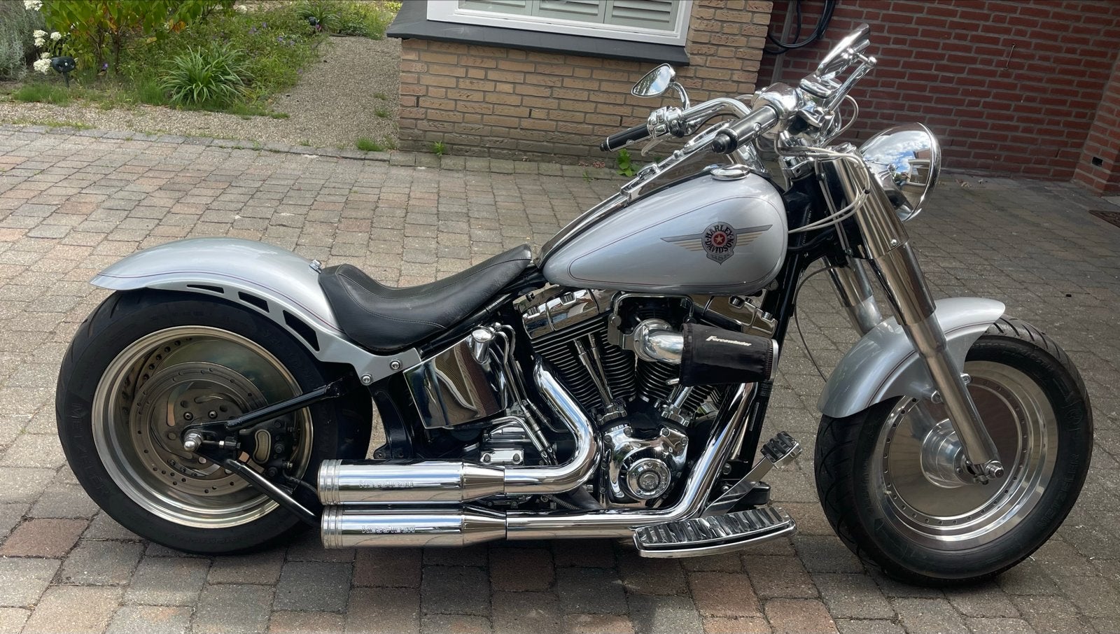 Bijzonder mooie en verbouwde Harley-Davidson Fatboy, Motoren, 2 cilinders, Gebruikt, Particulier, Meer dan 35 kW