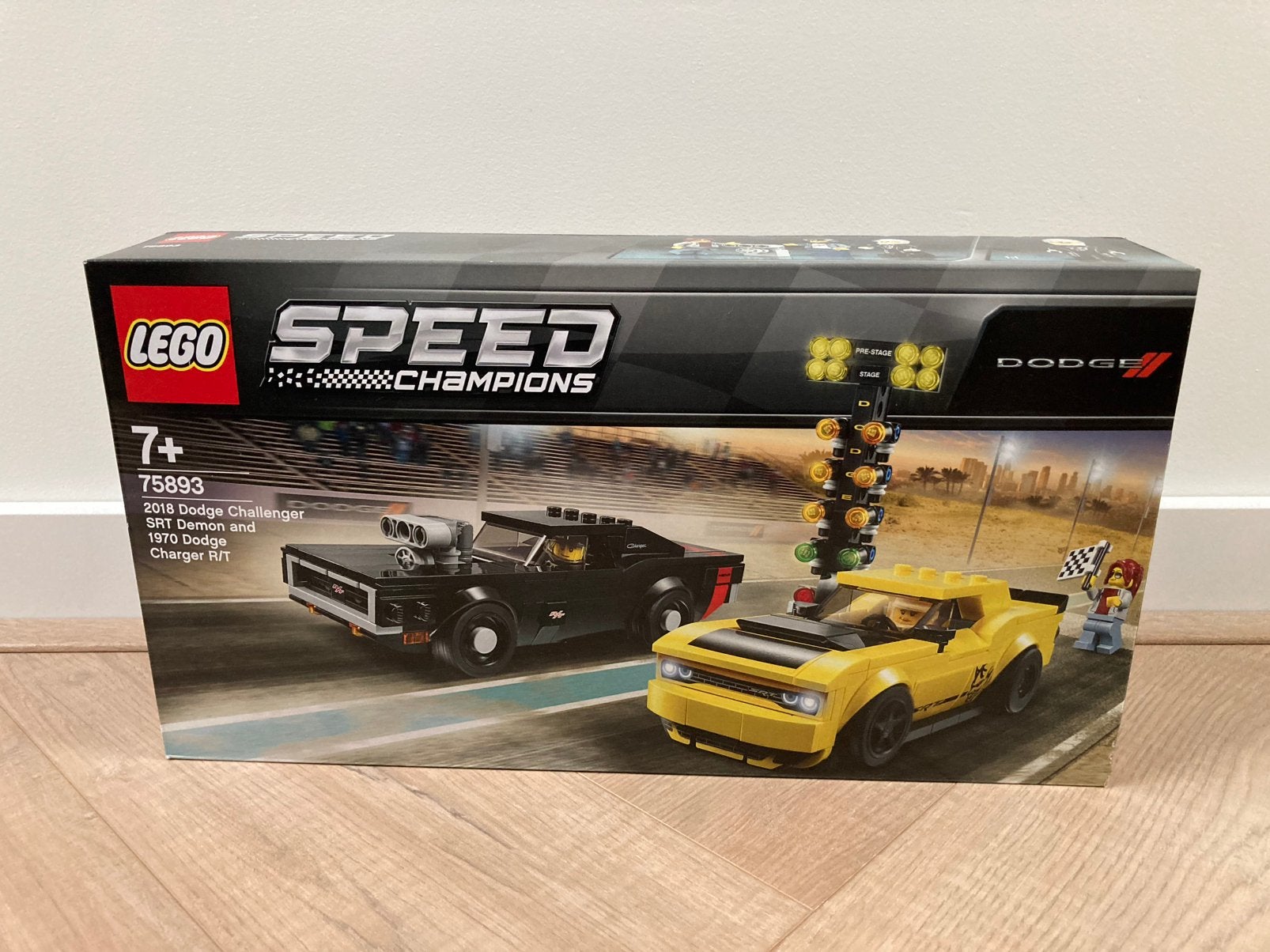 Lego 75893 Speed Champions Dodge Challenger & Charger, Lego, Nieuw, Complete set, Ongeopend/sealed