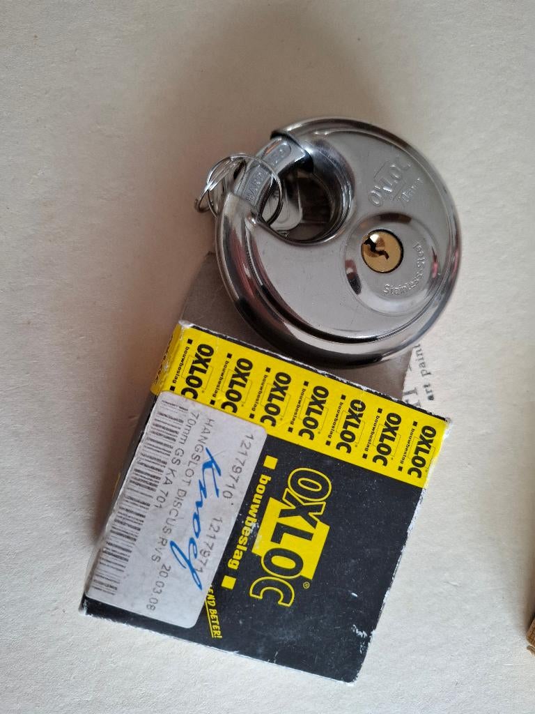 slot oxloc 70mm GS KA 701, Verzenden, Nieuw, Slot