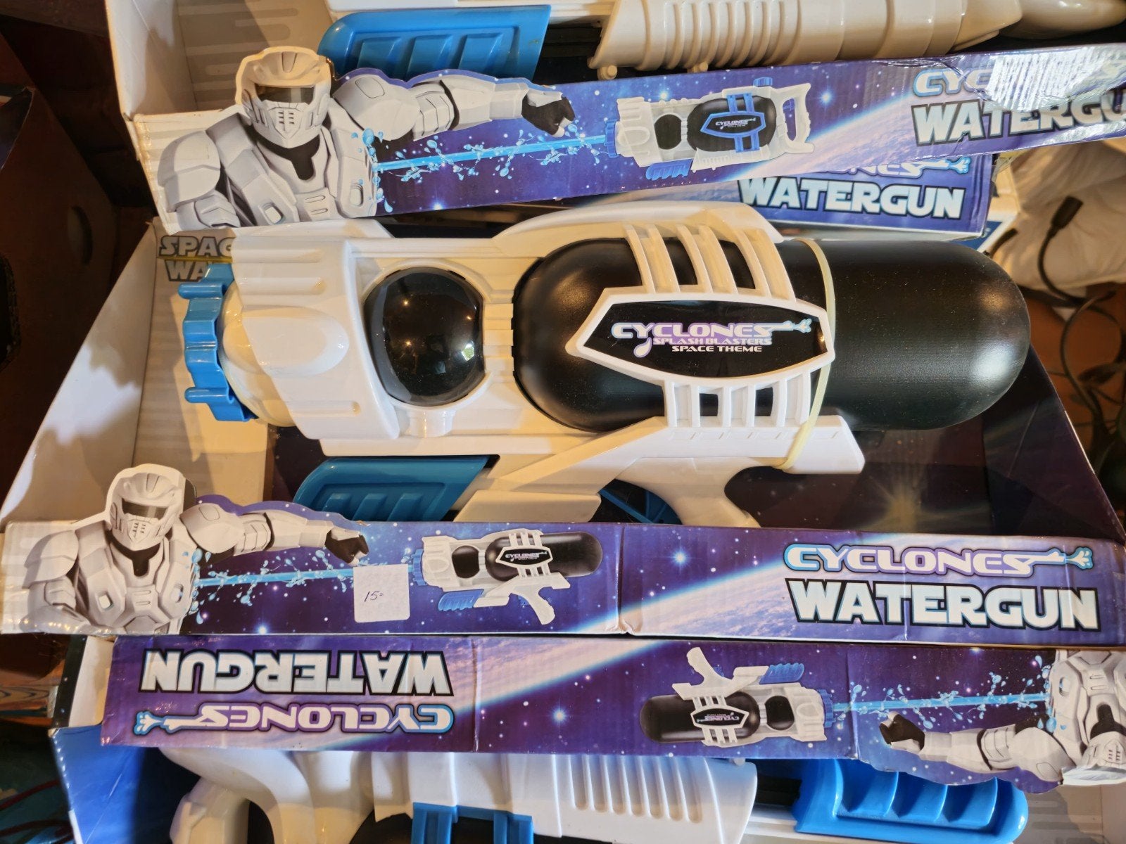 19x Cyclones Watergun - Nieuw in doos - partij 16+3, Ophalen, Nieuw