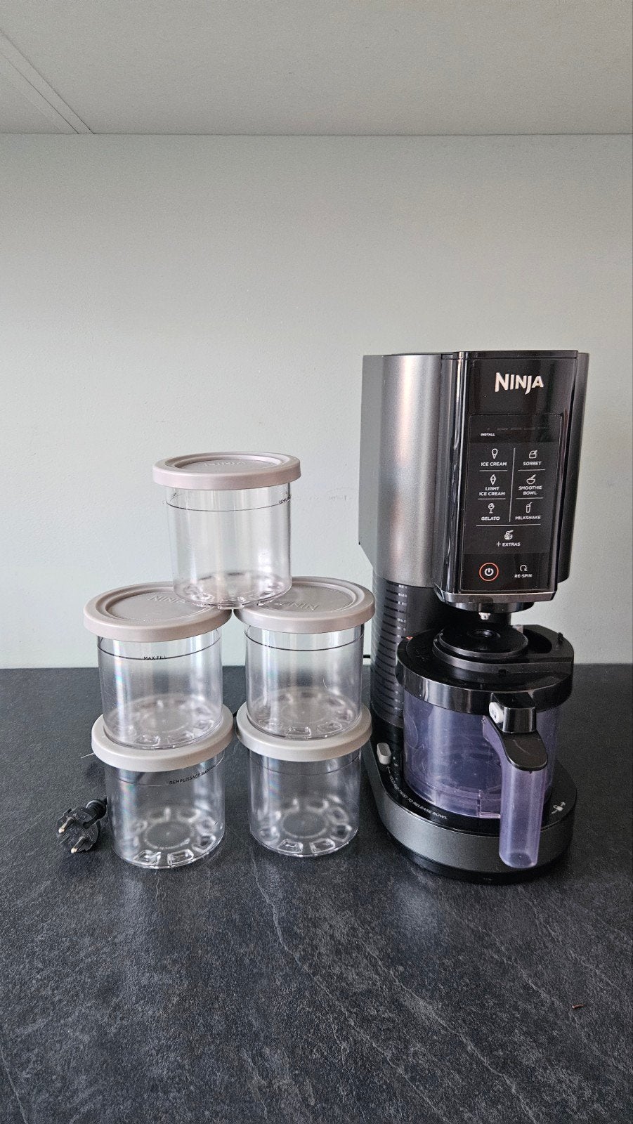 Ninja creami ijsmachine, Witgoed en Apparatuur, Keukenmixers, Ophalen, Zo goed als nieuw, 3 snelheden of meer