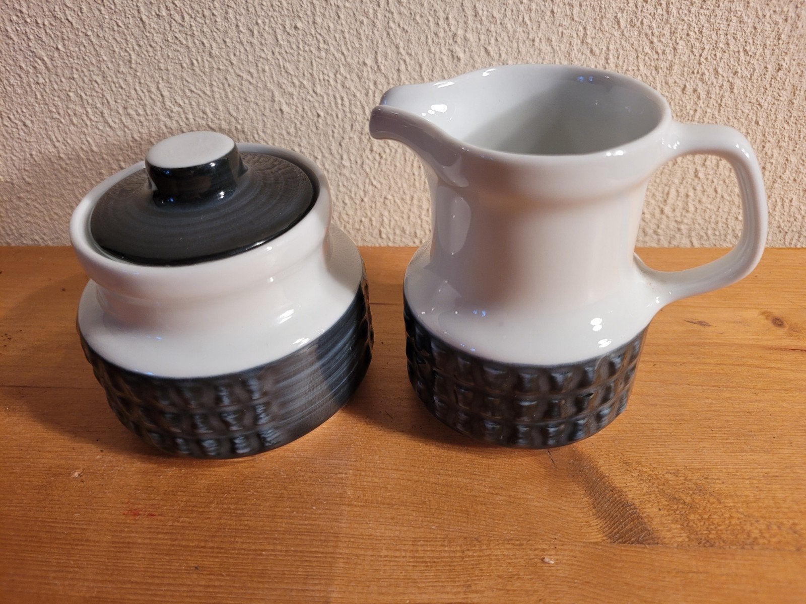 Ceramano Epsilon/Alpha Suikerpot en Melkkan - Karl Leutner, Ophalen of Verzenden