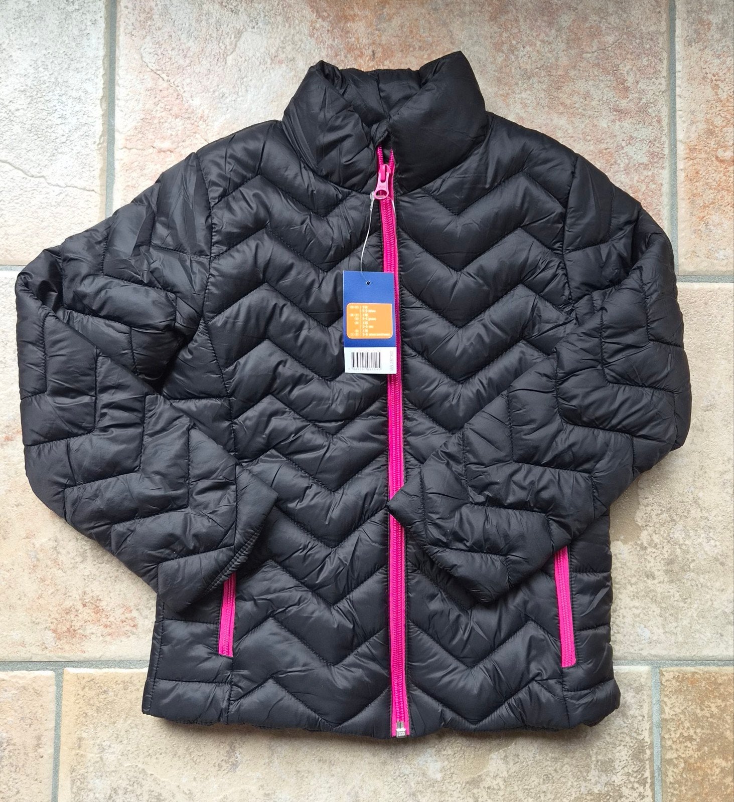 Nieuwe tussenjas meisjes, zwart, lichtgewicht, mt 1, Pepperts!, Meisje, Nieuw, Ophalen of Verzenden