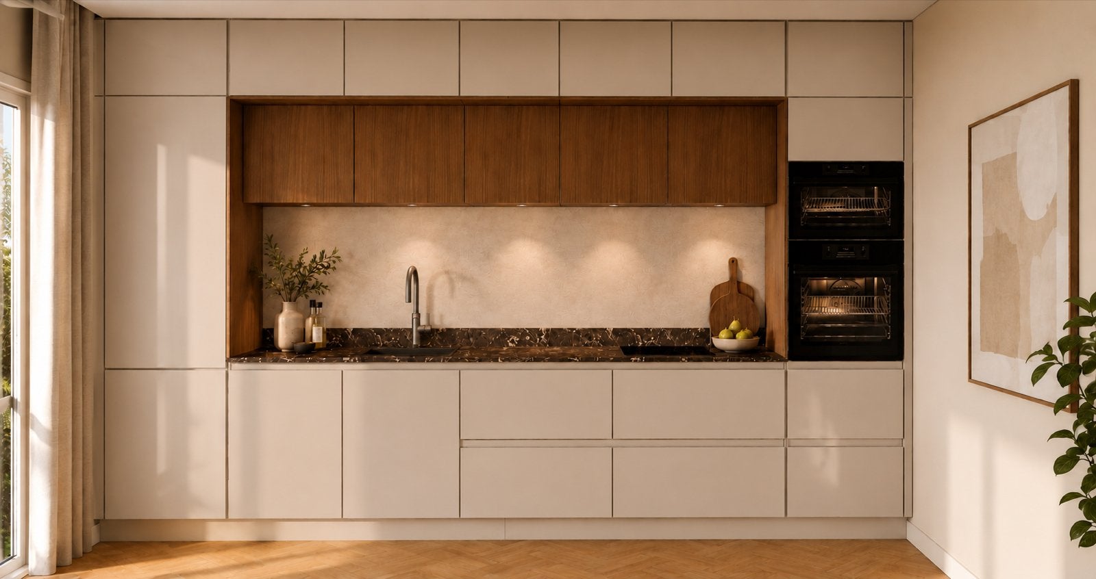 Nieuwe keuken direct leverbaar, Ophalen, Nieuw, Enkelwandige keuken, Greeploos