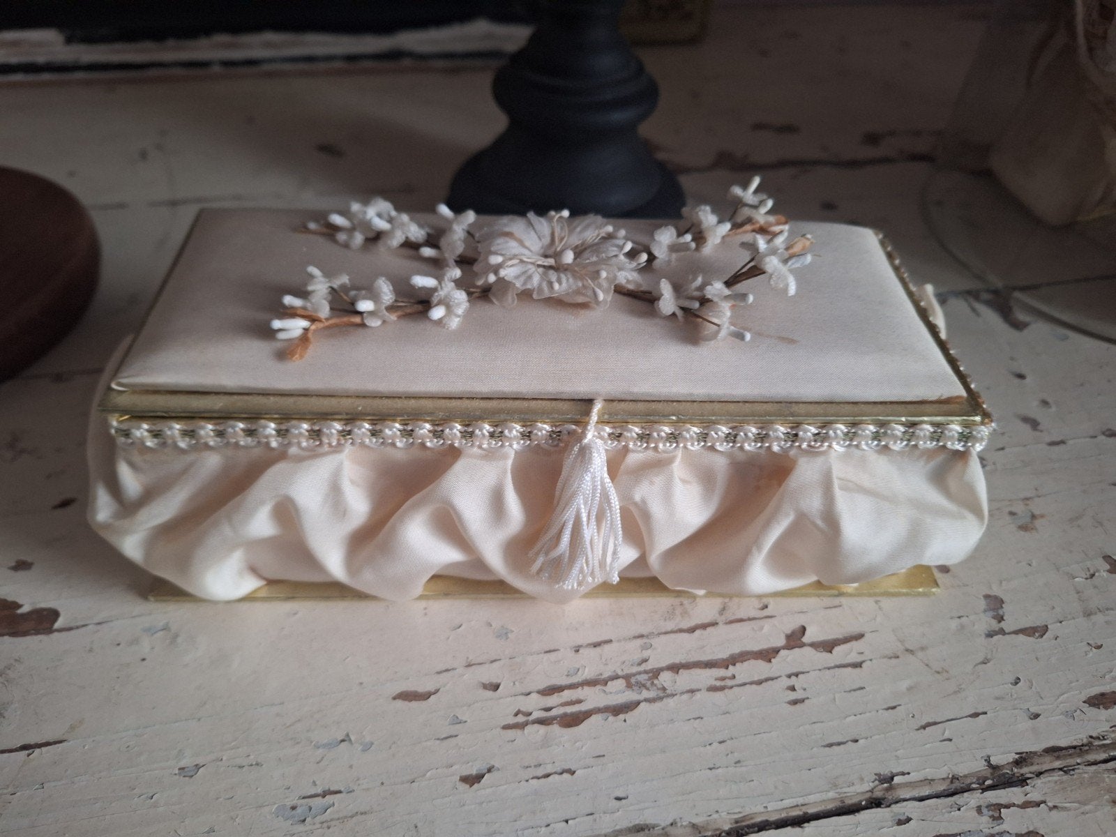 Brocante bruidsdoosje, Antiek en Kunst, Ophalen of Verzenden