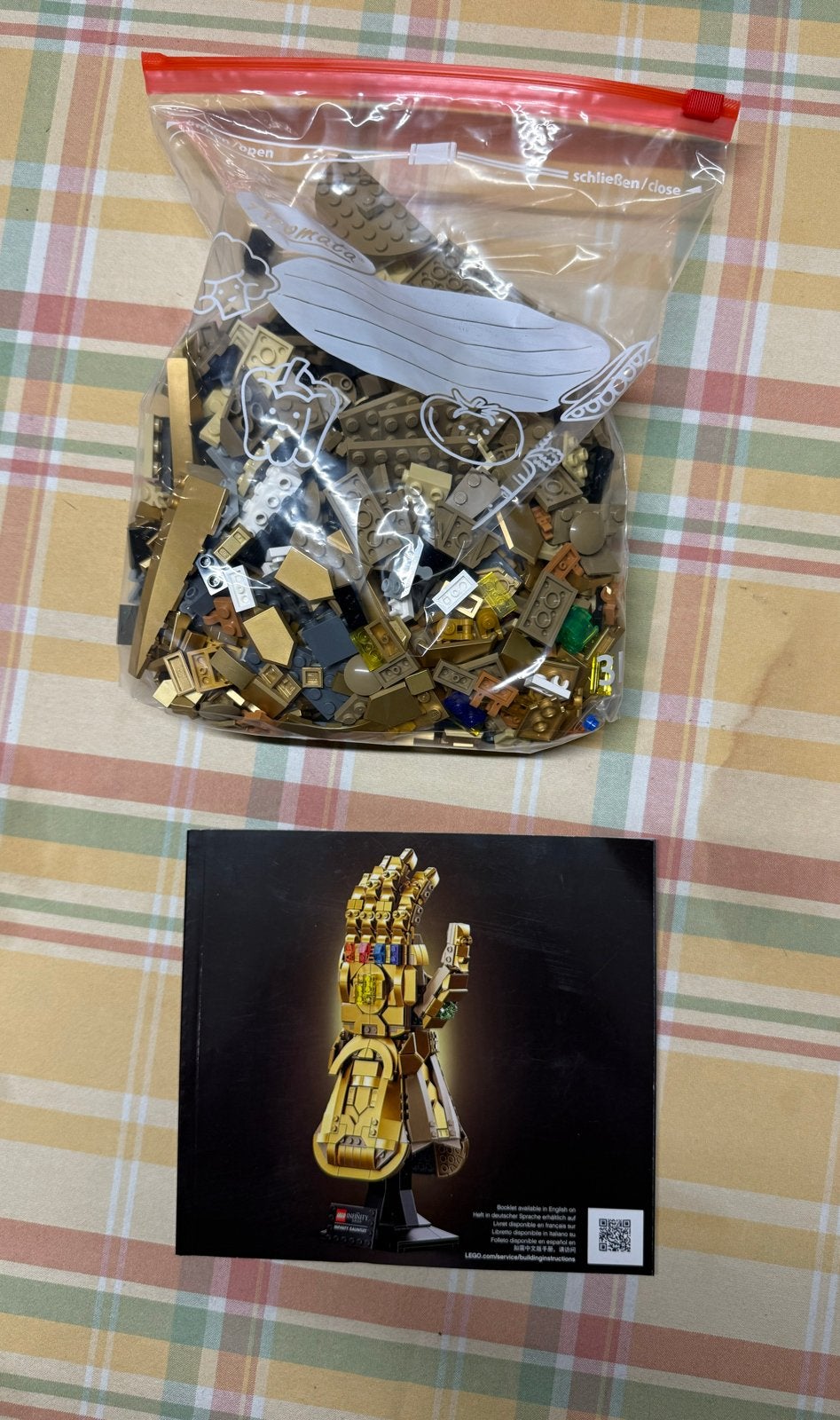 Lego Infinity Gauntlet, Ophalen of Verzenden, Gebruikt, Overige merken