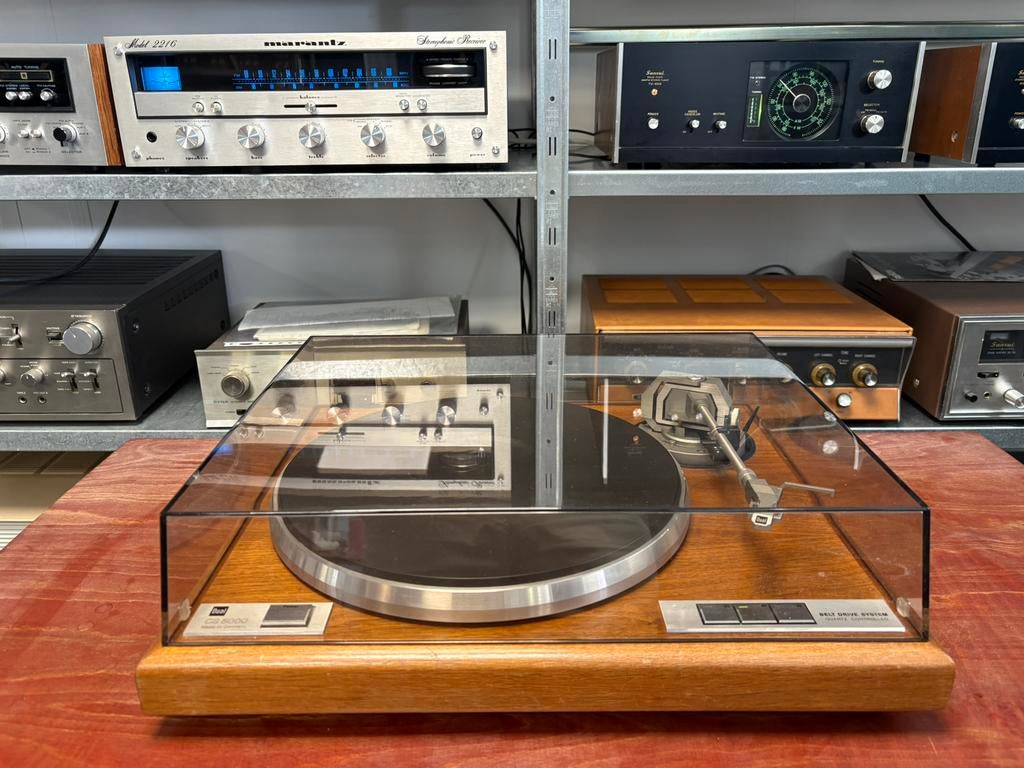 Dual CS-5000 houtkleurig incl garantie, Ophalen, Refurbished, Platenspeler, Dual
