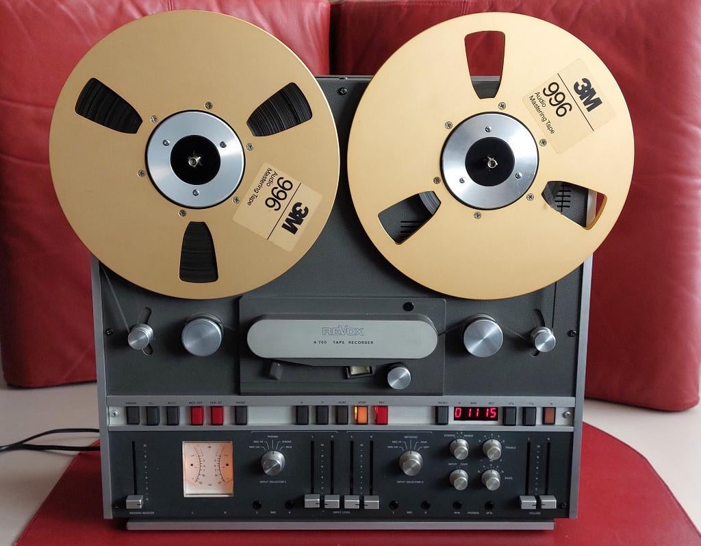 REVOX A700, 2-SPOOR, DIGITALE TELLER, MET DEFECT, Ophalen, Bandrecorder