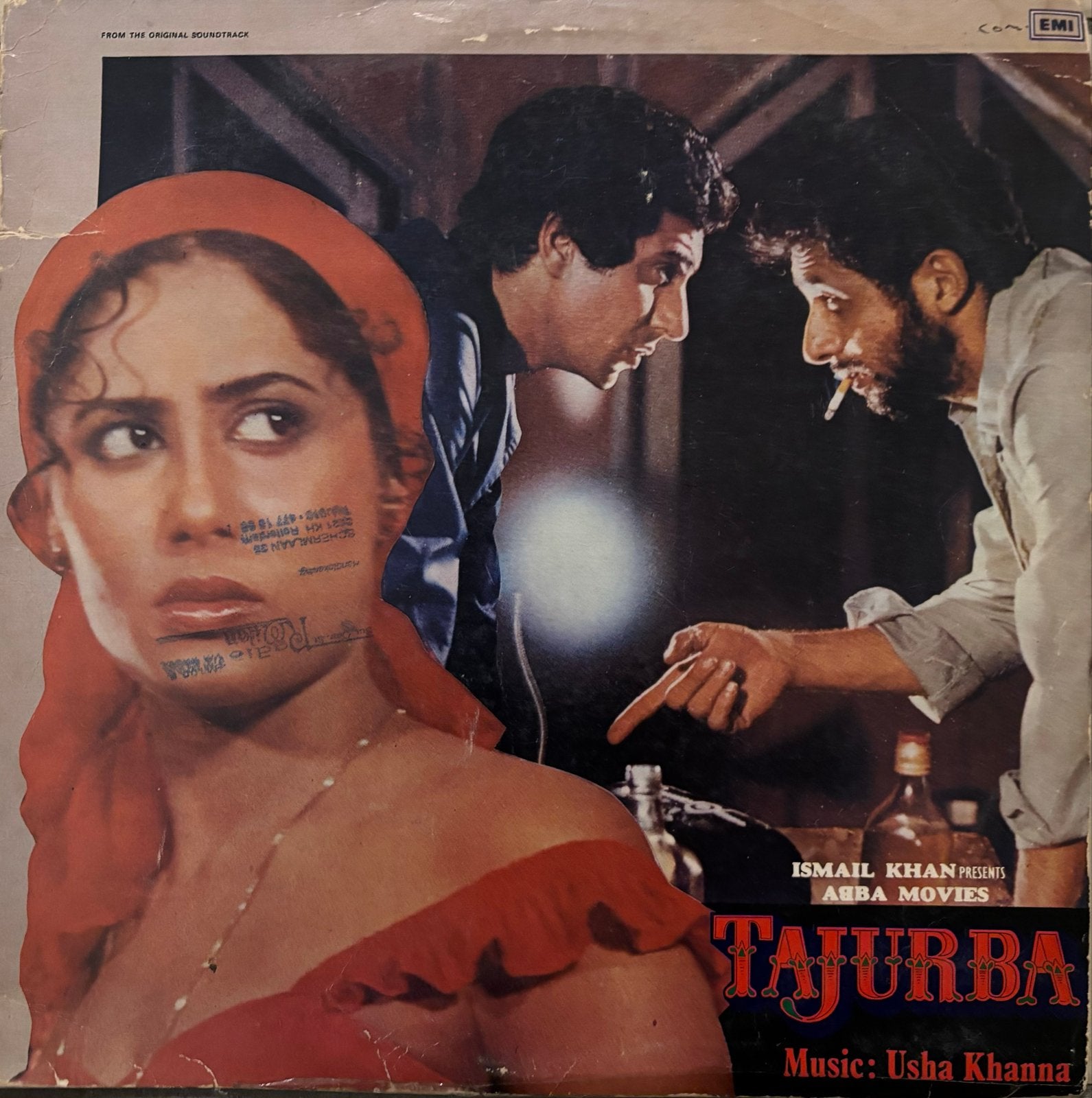 Tajurba - Usha Khanna - Bollywood Soundtrack  - LP, Cd's en Dvd's, Vinyl | Filmmuziek en Soundtracks, Verzenden, Gebruikt, 12 inch