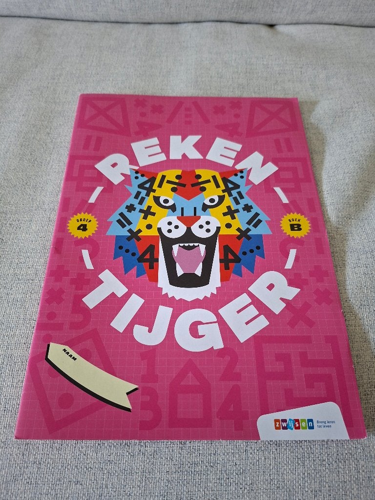 Rekentijger Boek B Groep 4, Ophalen of Verzenden, Zo goed als nieuw, Overige niveaus, Nederlands
