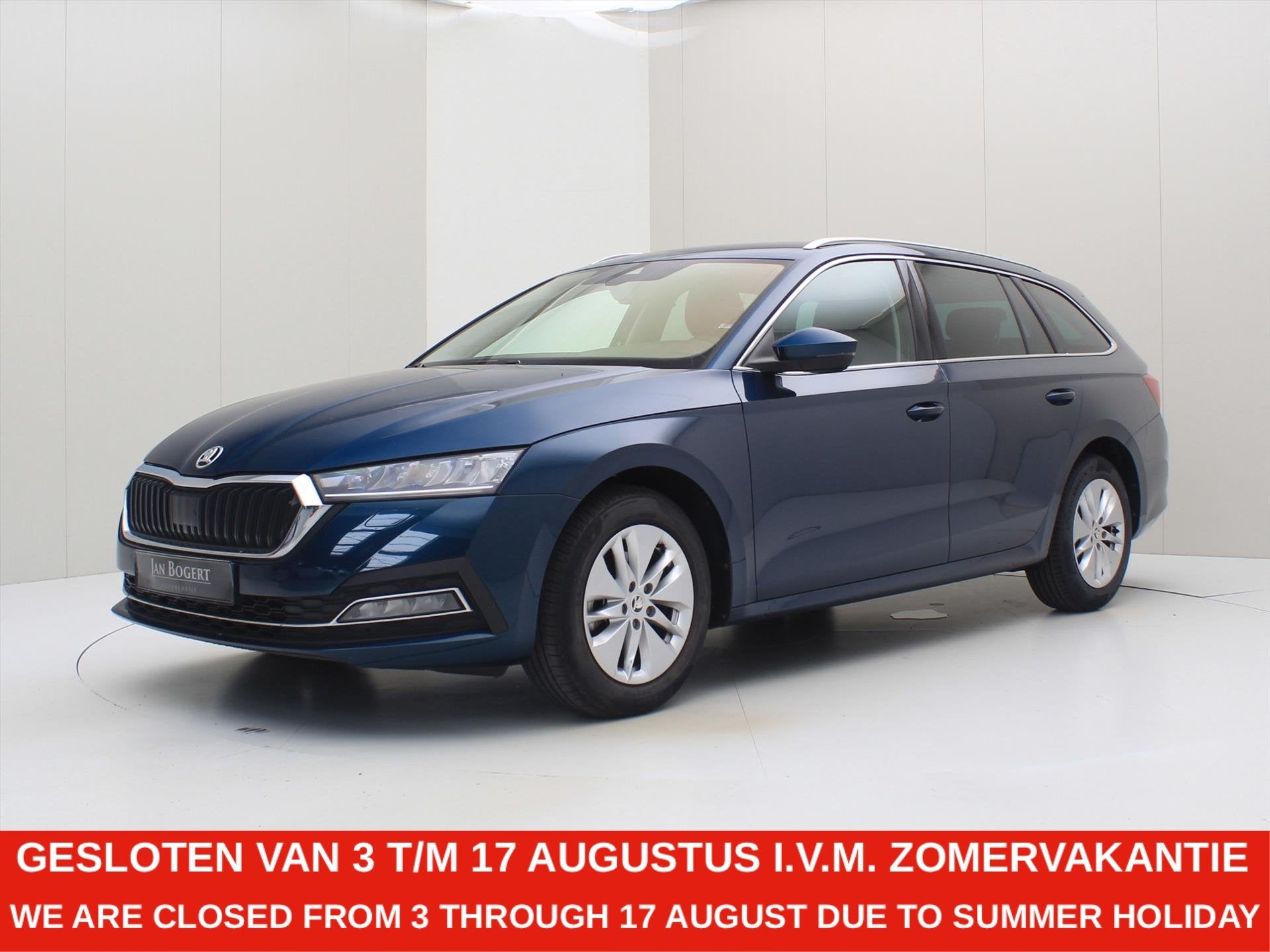 Skoda Octavia Combi 1.0 TSI eTec 110PK DSG7 [ ACC+STOELVERWA, Auto's, Skoda, Stof, Gebruikt, Blauw, 1253 kg