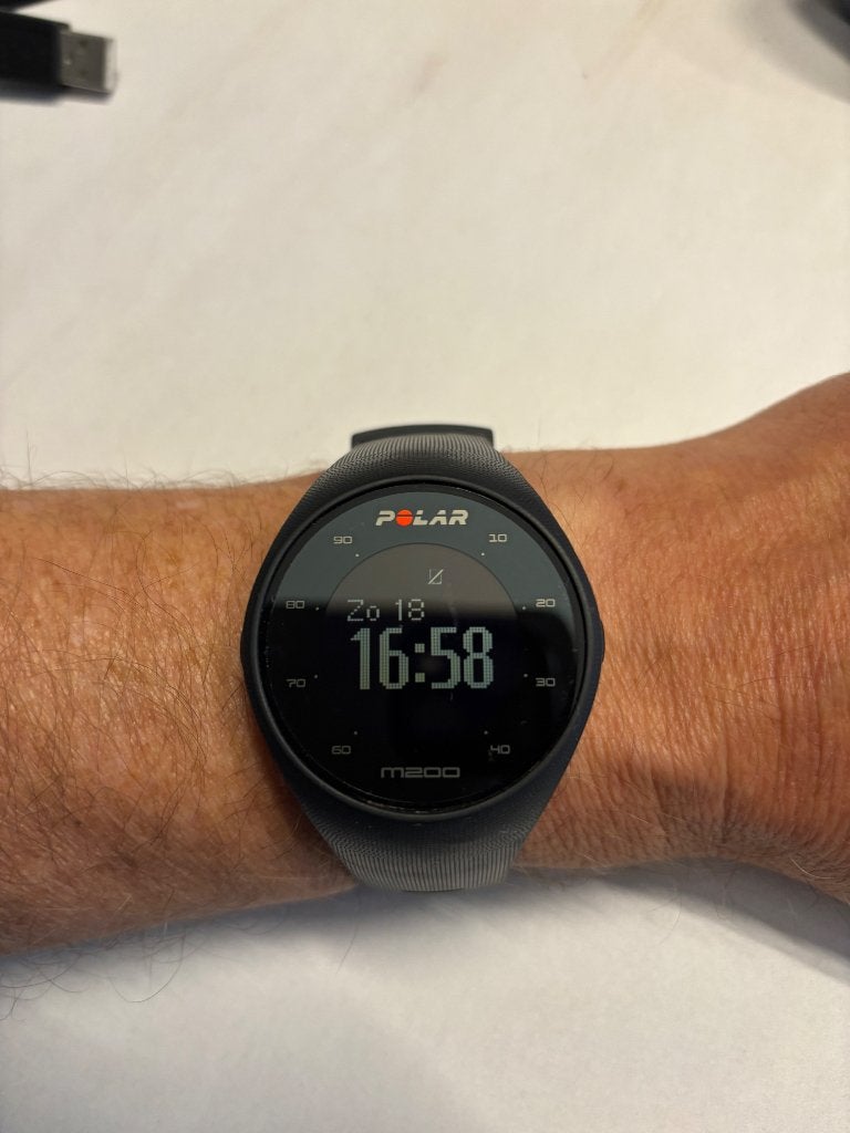 Polar M200 sportwatch, Gebruikt, Zwart, Afstand, Android